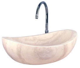 Beige Marble Sink