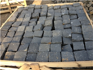 Zhangpu Black Basalt Cobble,cube Stone