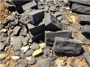 Zhangpu Black Basalt Cobble,cube Stone