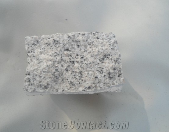 G603 Granite Cube Stone, Bianco Crystal Granite Cobble Stone, G603 Grey Granite Cubes, China Grey Granite Paving Stone