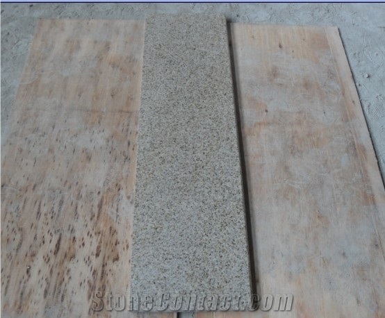 G682 Rust Yellow Granite Stairs & Steps, China Yellow Granite, Rusty Yellow Granite Stairs and Steps