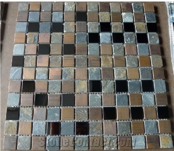 Stone, Metal Mosaic Tiles