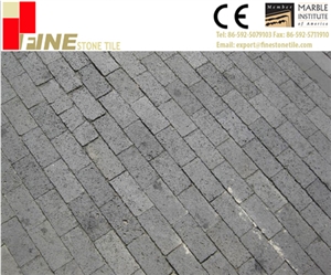 Lava Stone Grey Basalt Cobble, Pavers