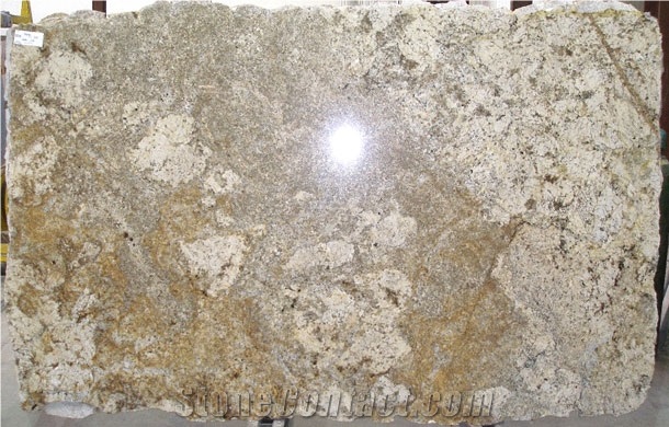 Geriba Beach Granite Slabs, Brazil Yellow Granite