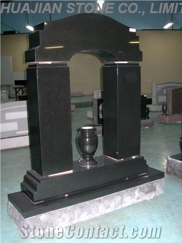 Black Granite with Columns