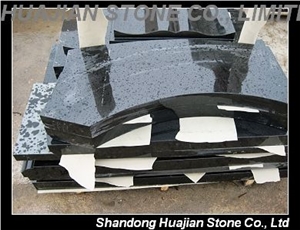 Black Headstone, Granite Monument, Shanxi Black Granite Headstone