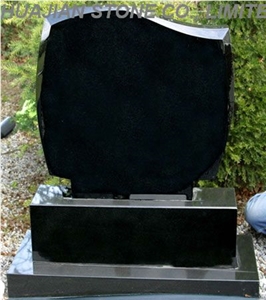 Black Headstone, Shanxi Black Granite Headstone
