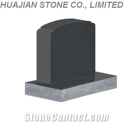 Black Memorial Stone, Shanxi Black Granite Monument, Tombstone