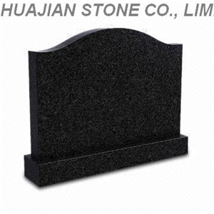 Grey Granite Headstone