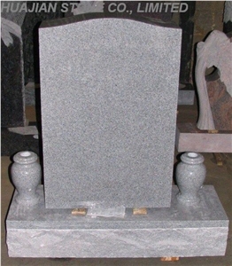 Grey Slant Markers, Grey Granite Slant Grave