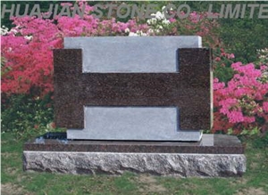 Red Granite Upright Monuments