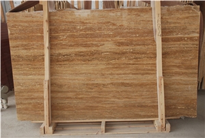 Travertino Giallo Slabs, Giallo Travertine Slabs