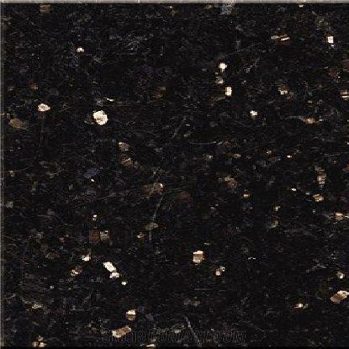 Black Galaxy Granite Slabs & Tiles, India Black Granite