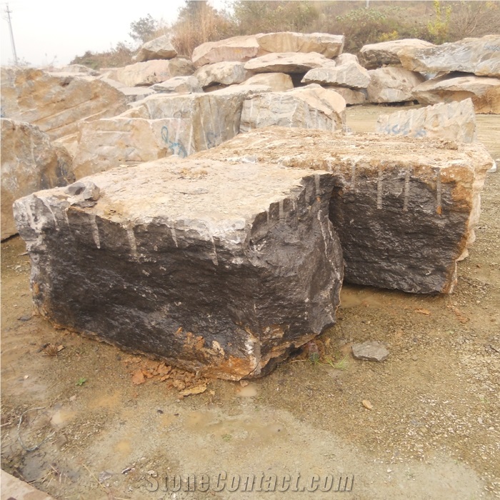 Black Limestone Blocks