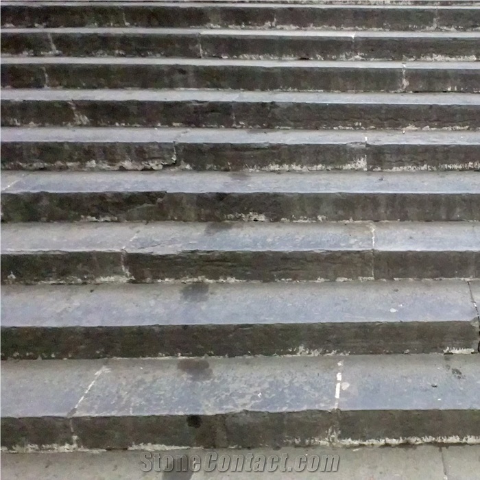 Black Limestone Stairs