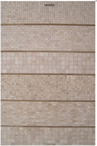 Bucak Travertine Mosaic, Bucak Beige Travertine Mosaic