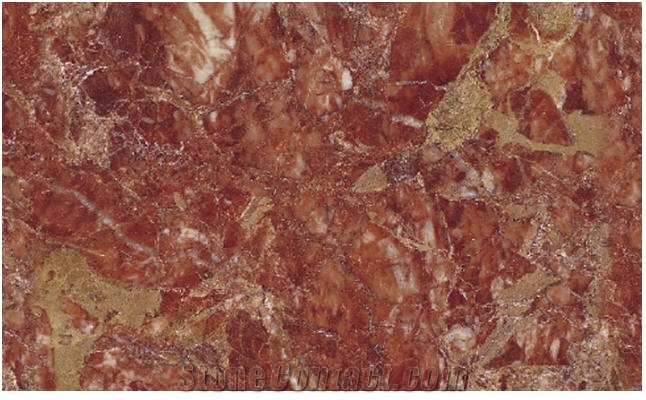 Breccia Pernice Scura Marble Tiles, Italy Red Marble