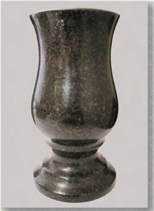 Gabbronorit Brown Granite Monumental Vase