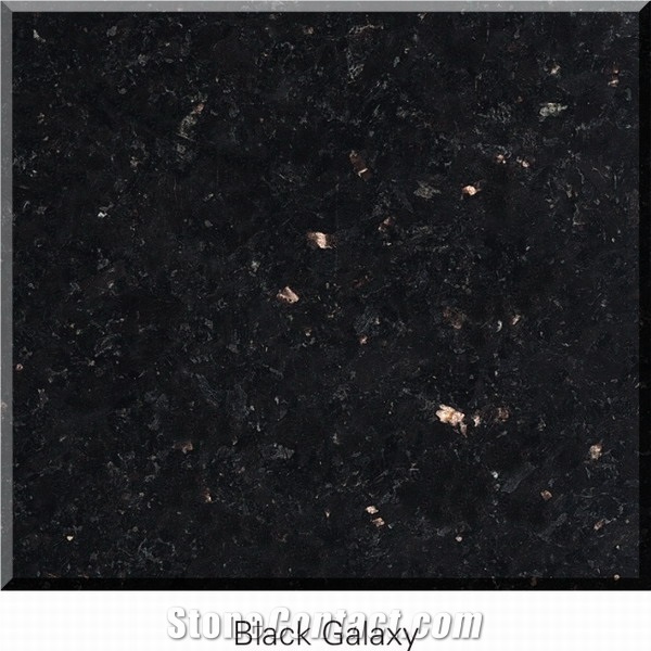 Black Galaxy Granite Slab&tiles, Black Star Granite