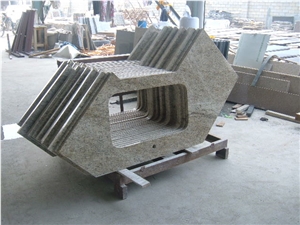 Brazil Yellow Gold Granite Glallo Ornamental Kitchen Countertops Brazil Yellow Gold Granite Glallo Ornamental Kitchen Countertops