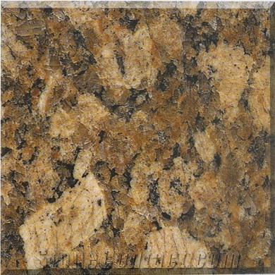 Giallo Fiorito Granite Floor Covering Tile Slab
