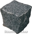 Granite Cube Stone Dark Grey