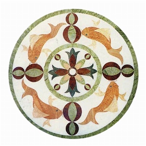 Waterjet Decorative Floor Tile Medallions