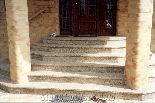 Shivakashi Yellow Granite Stairs