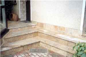 Shivakashi Yellow Granite Stairs