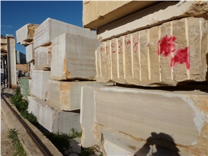 Serpeggiante Trani Marble Block, Italy Beige Marble