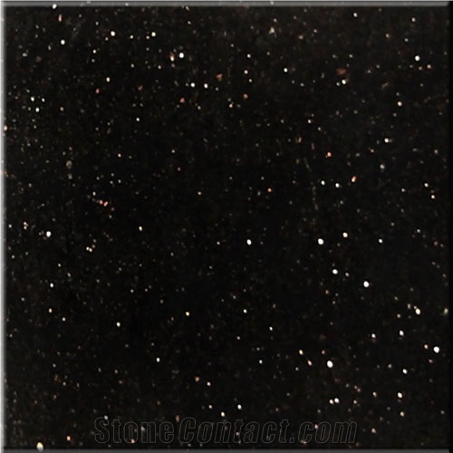 Star Galaxy Black Granite Tiles, India Black Granite