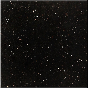 Star Galaxy Black Granite Tiles, India Black Granite