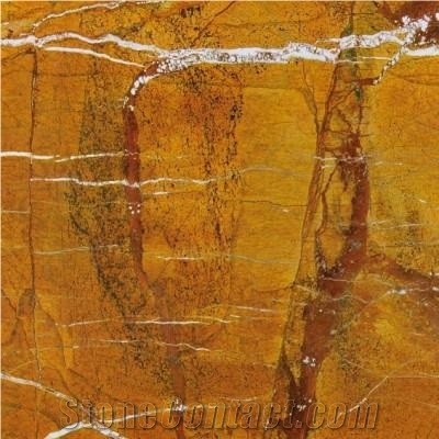 Bidasar Golden (Rain Forest Brown), Rain Forest Brown Marble Slabs
