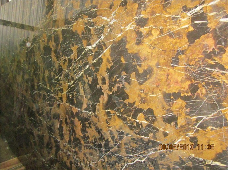 Black and Gold Marble (Michaelangelo)