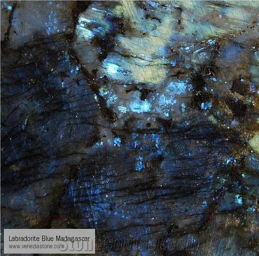 Labradorite Madagascar Blue Granite Slabs