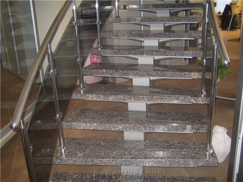 Brown Granite Stairs,steps