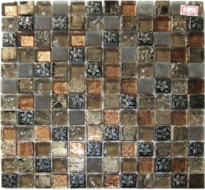 Glass Mix Marble Mosaic