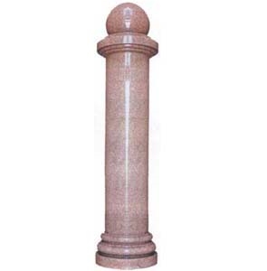 Granite Pillar Roman Column, Brown Granite Roman Column