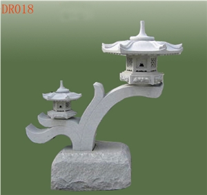 Japanese Style Stone Lantern Of Competitive Price, Grey Granite Lantern