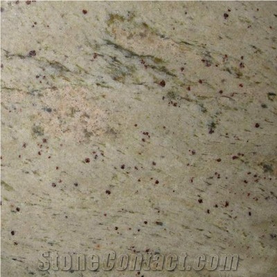 Lemon Green Granite Slabs, India Beige Granite