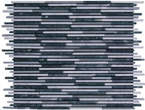 Marble Mosaic Bamboo Series, Grey Marble Mosaic