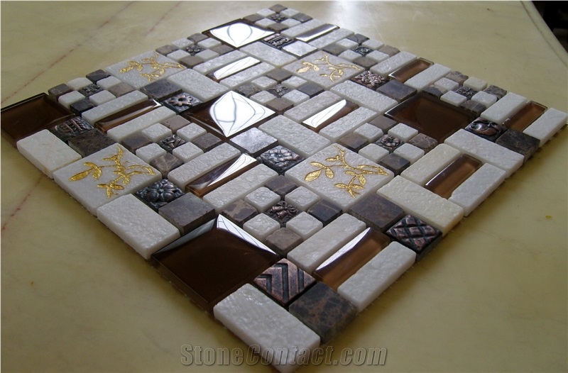 Mosaic Glass Mix Marble