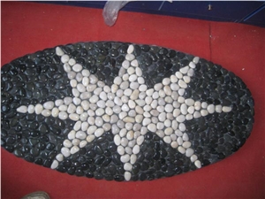 Natural Oval Pebble Mat
