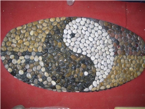 Natural Oval Pebble Mat