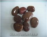 Natural Red Pebble Stone