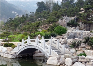 Grey Granite Stone Bridge