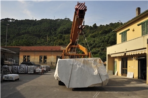 Bianco Carrara Gioia Marble Blocks, Italy White Marble