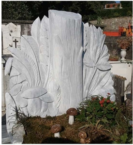 Bianco Carrara White Marble Monument