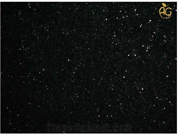 Black Galaxy Small Flake, Black Galaxy Granite Tiles