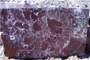 Rosso Levanto Marble Block, Turkey Red Marble